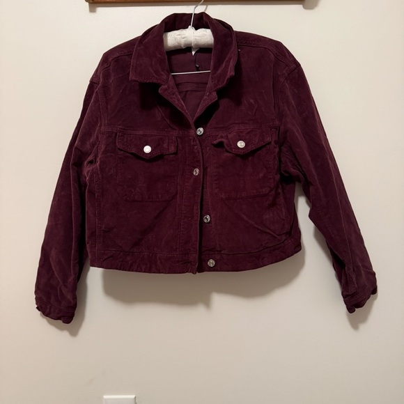 Mavi Women's Corduroy Jacket - Deep Burgundy - Picture 4 of 6